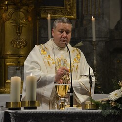 Pfarrer Claudiu Budău, Christmette